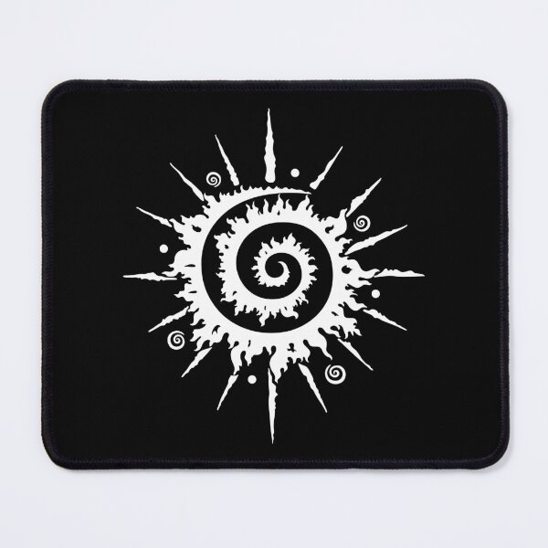 Item preview, Midsummer Sun Spiral Tribal Boho Art designed and sold by Christine Krahl.