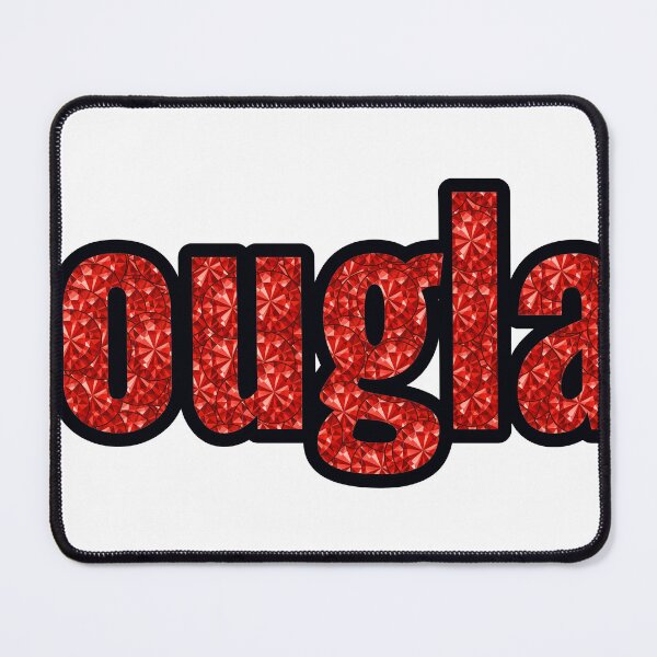 Item preview, Douglas Boy Name Red Rhinestone Texture designed and sold by TheIconSmith.