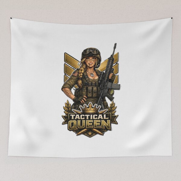 Item preview, Tactical queen, powerfull combat women designed and sold by BicbA-shophr.