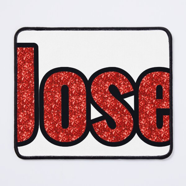 Item preview, Jose Boy Name Red Rhinestone Texture designed and sold by TheIconSmith.