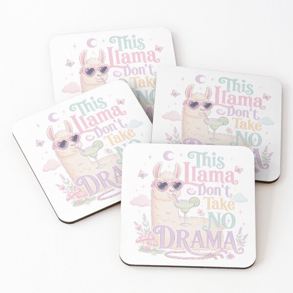 Item preview, Drama-Free Llama Vibes designed and sold by YolondaBowers.