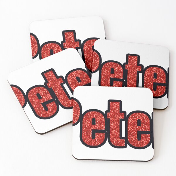 Item preview, Peter Boy Name Red Rhinestone Texture designed and sold by TheIconSmith.
