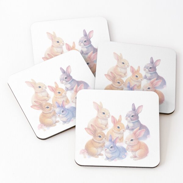 Item preview, Cute Bunny Family Illustration designed and sold by MyraGordon.