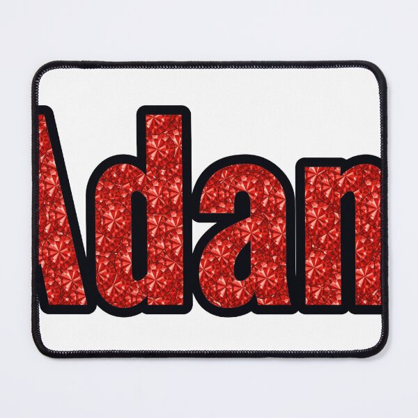 Item preview, Adam Boy Name Red Rhinestone Texture designed and sold by TheIconSmith.