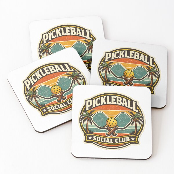 Item preview, Vintage Pickleball Social Club Sticker designed and sold by RDcollections.