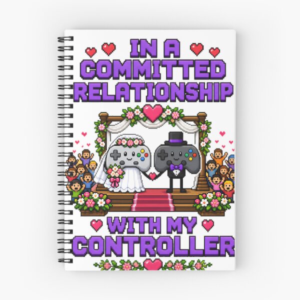 Item preview, Gamer Wedding Controller Marriage Funny Pixel Art designed and sold by RetroPixel Apparel.