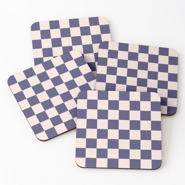 Item preview, Navy Checkered Pattern designed and sold by The Innocent Ghost Project.