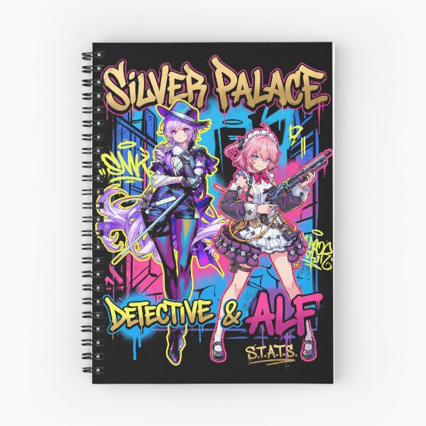 Item preview, Silver Palace Duo Detective Alf – Truth Seeker & Flamethrower Maid designed and sold by Senpaiwaves.