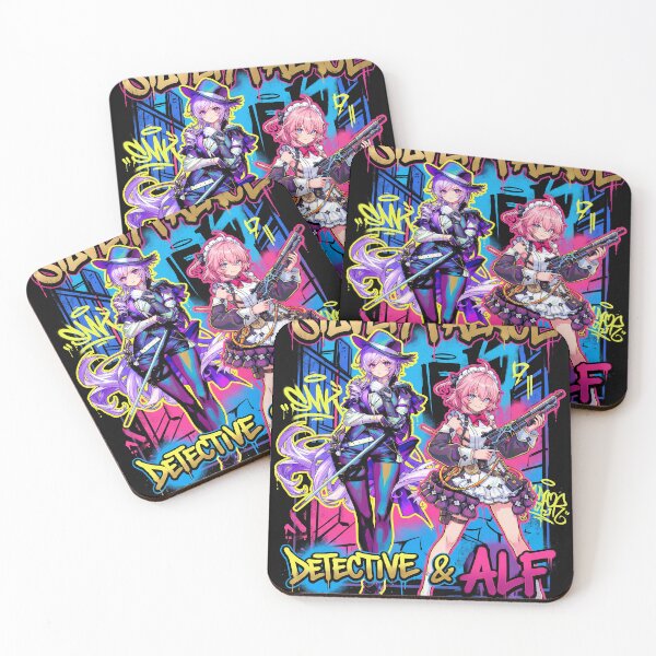 Item preview, Silver Palace Duo Detective Alf – Truth Seeker & Flamethrower Maid designed and sold by Senpaiwaves.