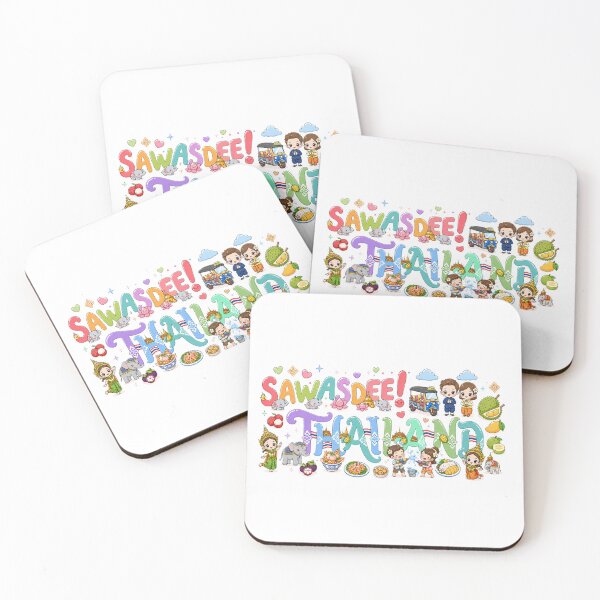 Item preview, Sawasdee Thailand Cute Travel Graphic – Kawaii Thai Culture Welcome Thailand Design designed and sold by Beeform.