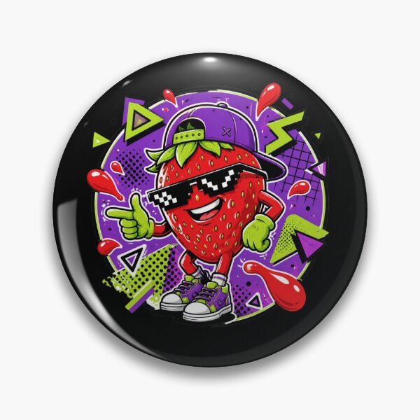 Item preview, Cool Strawberry Drip | Retro Kawaii Streetwear Fruit Graphic designed and sold by Timeless Junction.