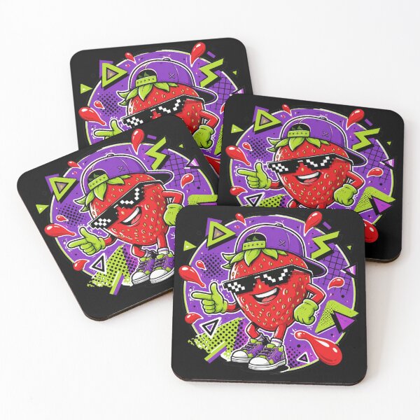 Item preview, Cool Strawberry Drip | Retro Kawaii Streetwear Fruit Graphic designed and sold by Timeless Junction.