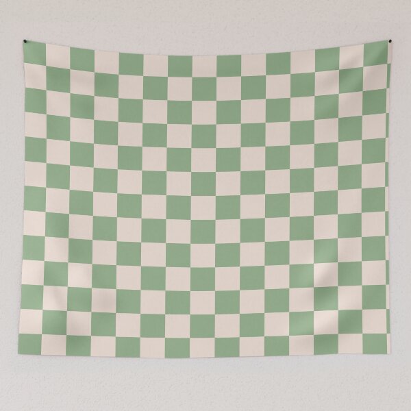 Item preview, Teal Checkered Pattern designed and sold by The Innocent Ghost Project.