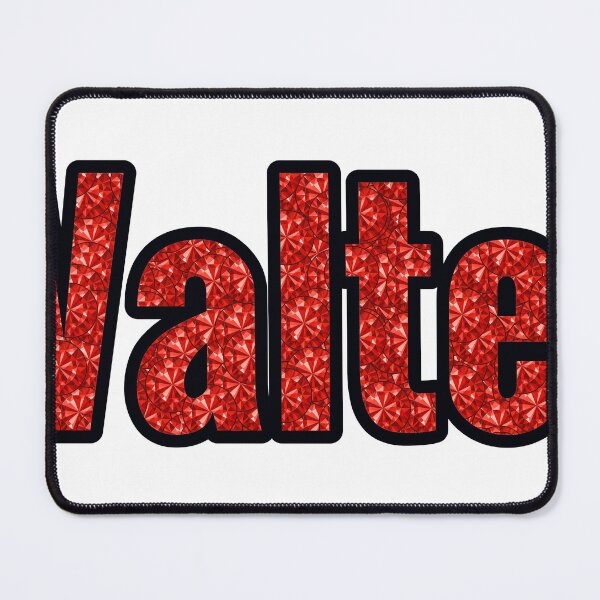 Item preview, Walter Boy Name Red Rhinestone Texture designed and sold by TheIconSmith.