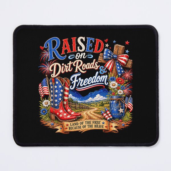 Item preview, Raised Dirt Road And Freedom Christian America 250th Anniversary designed and sold by elongatedjazz.