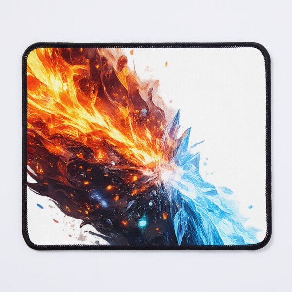 Item preview, Frozen Flame Heart | Left Half Heart Fantasy Artwork designed and sold by Sticleg.