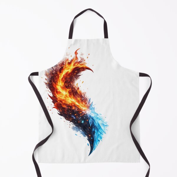 Item preview, Frozen Flame Heart | Left Half Heart Fantasy Artwork designed and sold by Sticleg.
