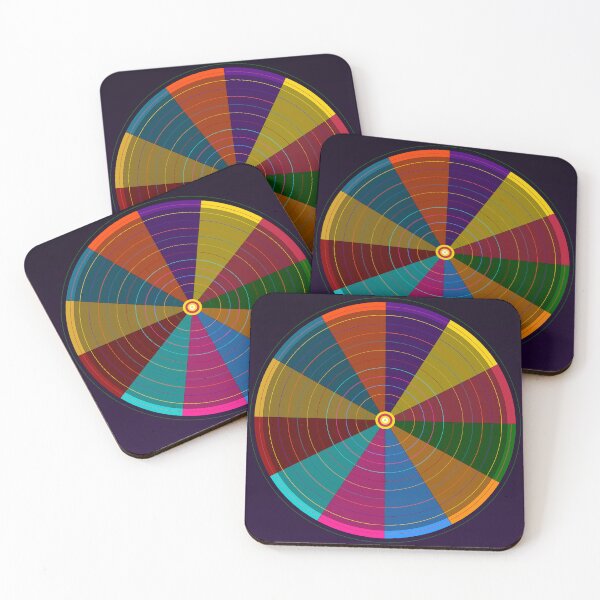 Item preview, African Sunburst Kaleidoscope Rainbow Tribal Circle Art  designed and sold by AfricanArtHub.
