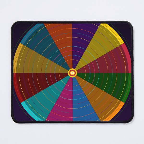 Item preview, African Sunburst Kaleidoscope Rainbow Tribal Circle Art  designed and sold by AfricanArtHub.