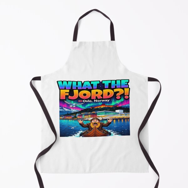 Item preview, What The Fjord?! Funny Oslo Norway Viking T-Shirt | Northern Lights Scandinavian Travel Graphic Tee designed and sold by Sushikidsntoddlers.