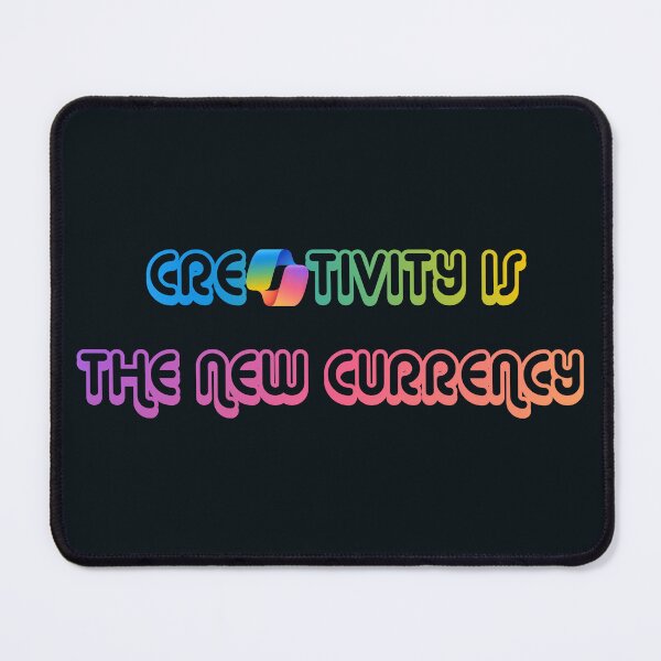 Item preview, AI Copilot ,CREATIVITY IS  THE NEW CURRENCY sticker  designed and sold by BUTTER7FLY.