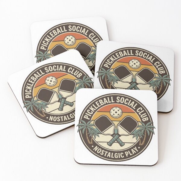 Item preview, Vintage Pickleball Social Club Sticker designed and sold by RDcollections.