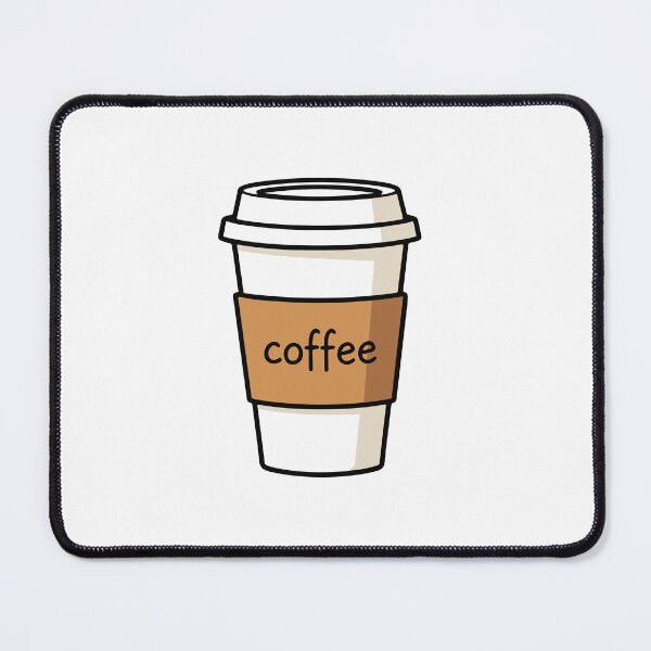 Artikelvorschau, Cute Coffee Cup To Go Sticker Art entworfen und verkauft von FlatInkStudio.