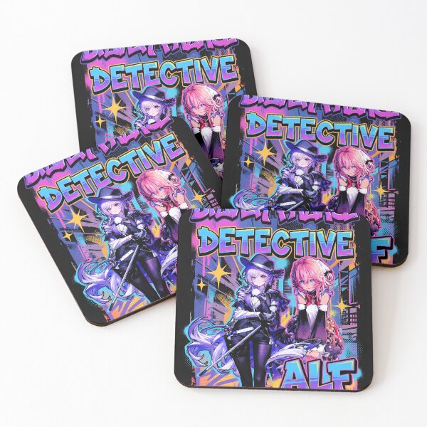 Item preview, Alf Flamethrower & Detective Lavender Hair – Silver Palace Partners designed and sold by Senpaiwaves.