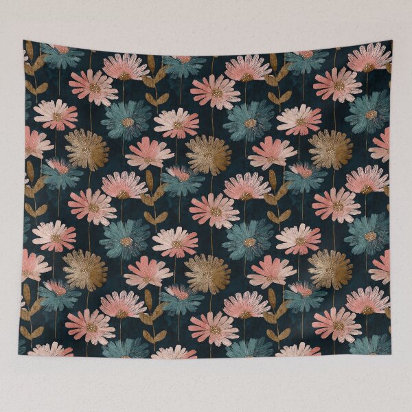 Item preview, Flourishing Daisy Texture  - Retro Flower Floral   - Best Gifts For Men designed and sold by RoyalStarsPatts.