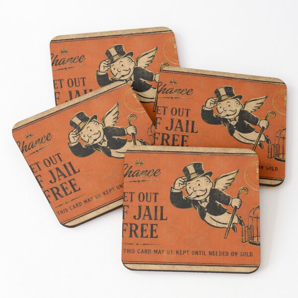 Item preview, Get out of Jail for free Card designed and sold by LuluLeb.