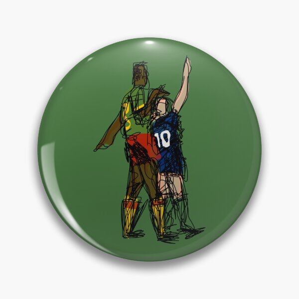 Item preview, TIGHT MARKING CLASH - RAW FOOTBALL SKETCH designed and sold by declash.