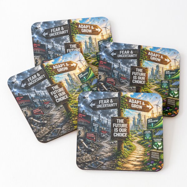 Item preview, The Future Is Our Choice | AI & Humanity Design designed and sold by goodFather4ever.