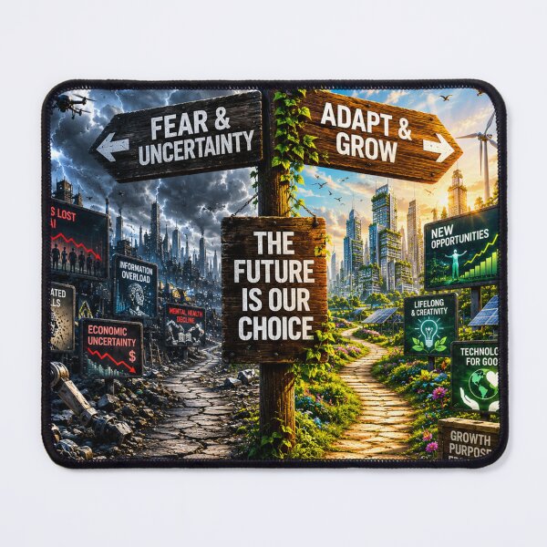 Item preview, The Future Is Our Choice | AI & Humanity Design designed and sold by goodFather4ever.