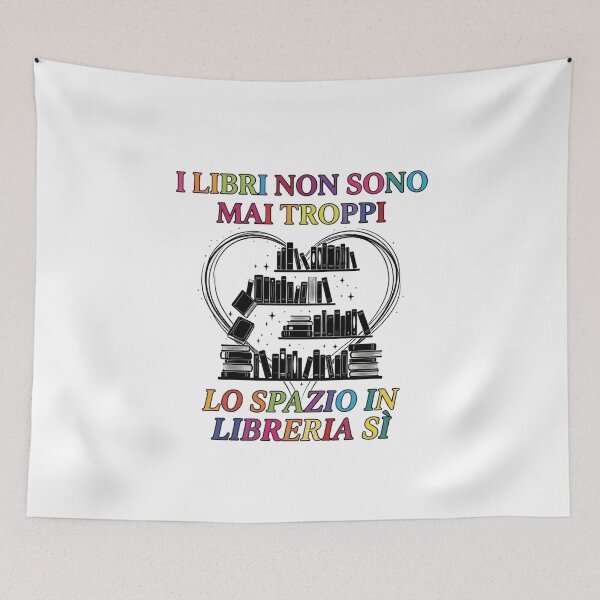 Item preview, I Libri Non Sono Mai Troppi - Scritta Colorata BookTok designed and sold by MyTeePlace.