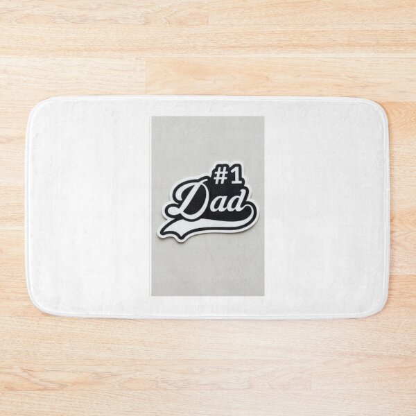 Item preview, #1 Dad Sticker - Best Dad Ever Typography Decal Gift designed and sold by RetroSystemCo.