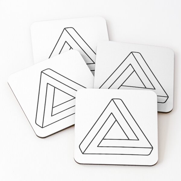 Item preview, Impossible Tribar Geometric Illusion designed and sold by keashanja.