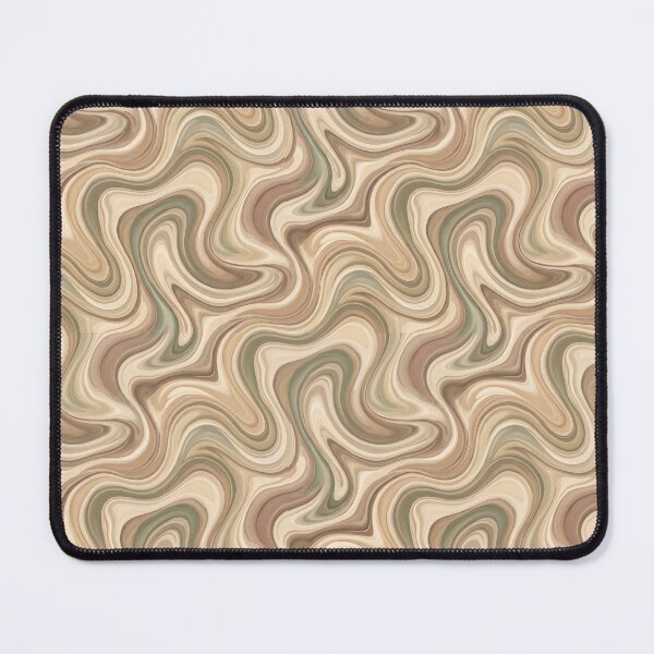 Item preview, Earthy Swirl Retro Marble Neutral Wave Pattern designed and sold by MythicCotton.