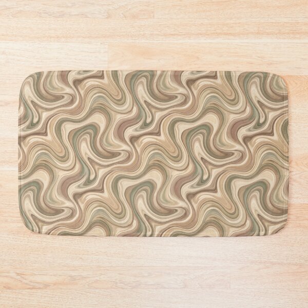 Item preview, Earthy Swirl Retro Marble Neutral Wave Pattern designed and sold by MythicCotton.