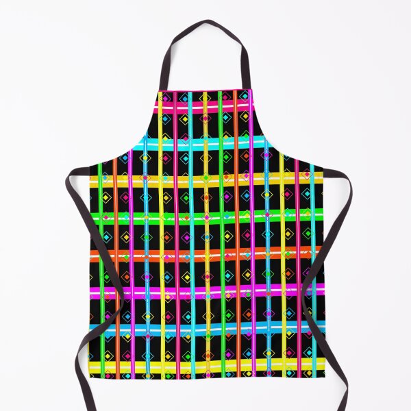 Item preview, African Electric Neon Kente Stripe Glow Dark Pattern designed and sold by AfricanArtHub.