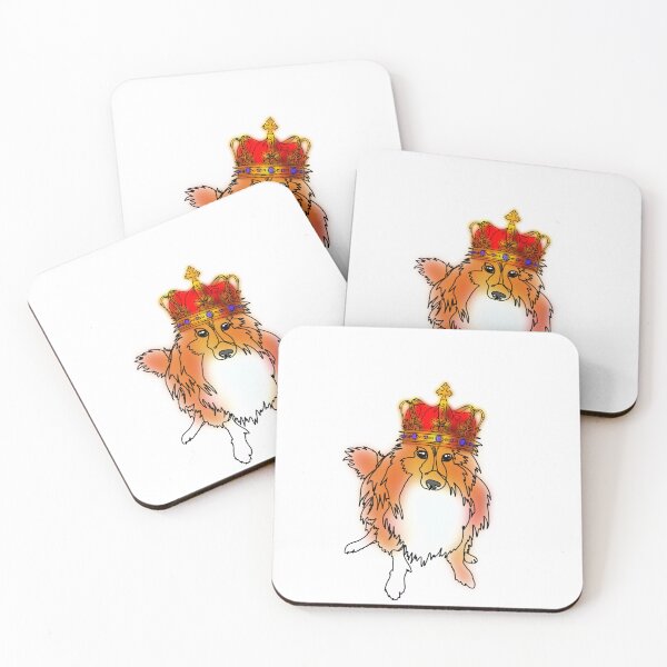 Item preview, Josh the Sheltie in a crown – animalzinhats designed and sold by Ashley’sAnimalz.