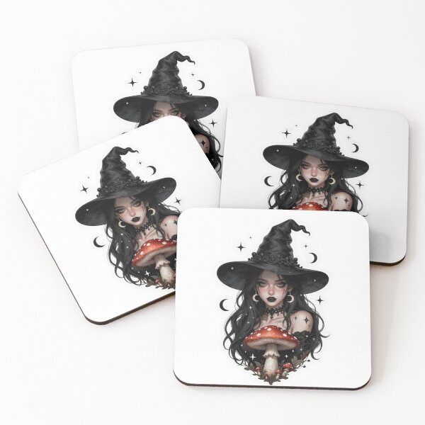 Item preview, Mystical Mushroom Witch Lady designed and sold by AeraArts.