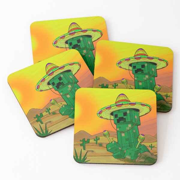 Item preview, Mexican Minecraft Creeper designed and sold by De Berg Design.