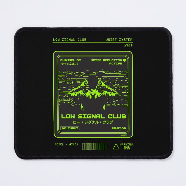 Item preview, LOW SIGNAL CLUB // Retro CRT Cyberpunk designed and sold by Geek-O-MNL.