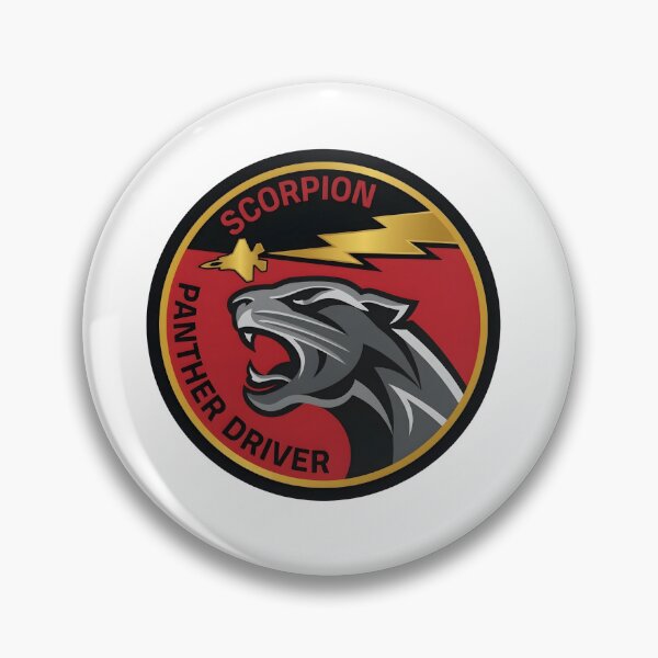 Item preview, Official Panther Driver Scorpion Tactical Patch designed and sold by CharlieDesings.