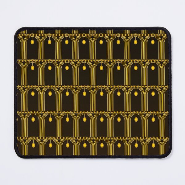 Item preview, African Golden Temple Arch Luxury Dark Pattern Art  designed and sold by AfricanArtHub.