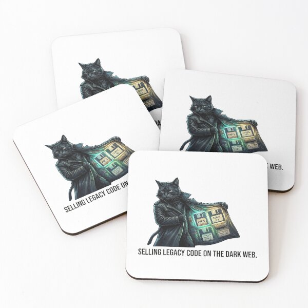 Item preview, Funny Developer Gift Selling Legacy Code On The Dark Web  Cat Programmer Humor Shirt Legacy PHP COBOL Gift designed and sold by Dev Mode.