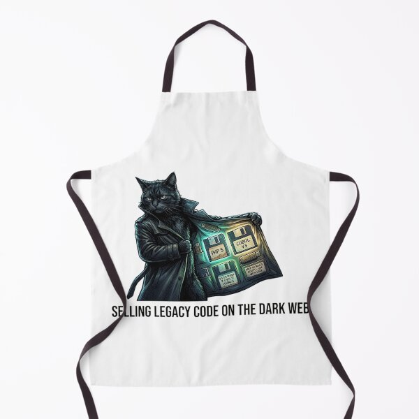 Item preview, Funny Developer Gift Selling Legacy Code On The Dark Web  Cat Programmer Humor Shirt Legacy PHP COBOL Gift designed and sold by Dev Mode.