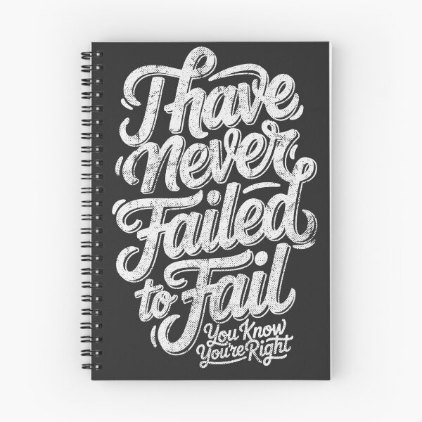 Item preview, I Have Never Failed to Fail — Grunge Lettering Art T-Shirt designed and sold by A Film I Once Saw.