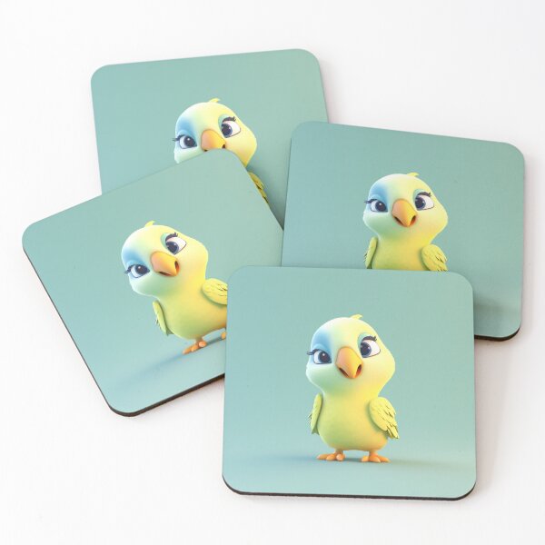 Item preview, Cute Little Bird Pastel Mint Artwork designed and sold by PrimePrintLab.