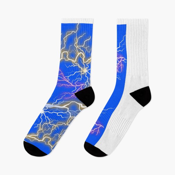 Item preview, Neon Lightning Storm Abstract Pattern designed and sold by Extremeallie.